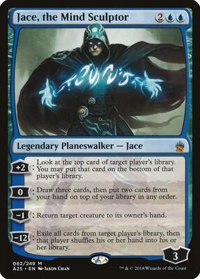 Jace, the Mind Sculptor card from Masters 25