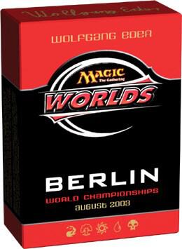 World Championship Deck: 2003 Berlin - Wolfgang Eder, Quarterfinalist card from World Championship Decks