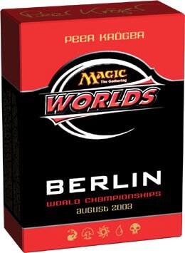World Championship Deck: 2003 Berlin - Peer Kroger, Quarterfinalist card from World Championship Decks