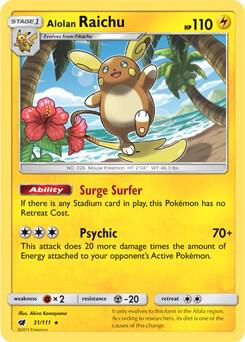Alolan Raichu - 31/111 (SM Crimson Invasion) card from Deck Exclusives