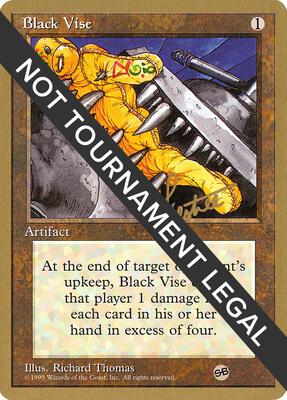 Black Vise - 1996 Bertrand Lestree (4ED) (SB) card from World Championship Decks