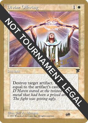 Divine Offering - 1996 Bertrand Lestree (LEG) (SB) card from World Championship Decks