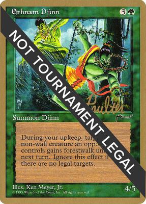 Erhnam Djinn - 1996 Bertrand Lestree (ARN) card from World Championship Decks