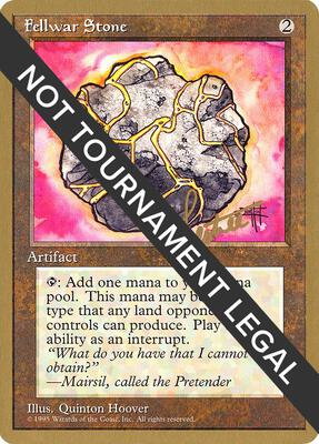 Fellwar Stone - 1996 Bertrand Lestree (4ED) card from World Championship Decks