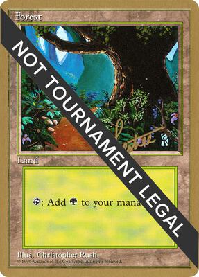 Forest (B) - 1996 Bertrand Lestree (4ED) card from World Championship Decks