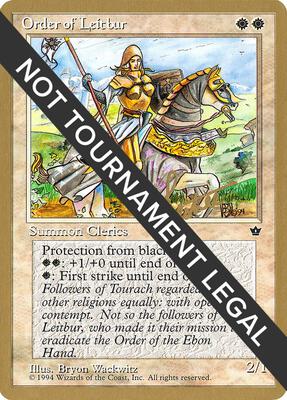 Order of Leitbur (Female) - 1996 Bertrand Lestree (FEM) card from World Championship Decks