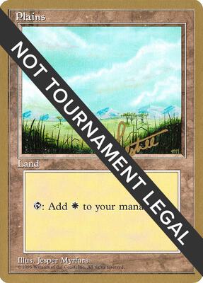 Plains (B) - 1996 Bertrand Lestree (4ED) card from World Championship Decks