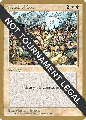 Wrath of God - 1996 Bertrand Lestree (4ED) card from World Championship Decks