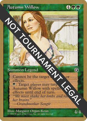 Autumn Willow - 1996 Eric Tam (HML) card from World Championship Decks