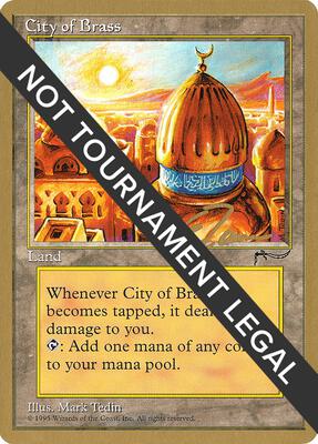 City of Brass - 1996 Eric Tam (ARN) card from World Championship Decks