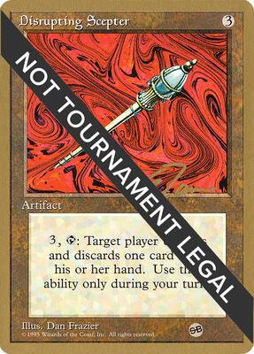 Disrupting Scepter - 1996 Eric Tam (4ED) (SB) card from World Championship Decks
