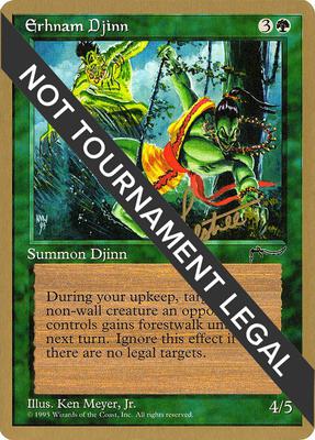 Erhnam Djinn - 1996 Eric Tam (ARN) card from World Championship Decks