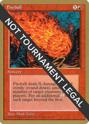 Fireball - 1996 Eric Tam (4ED) card from World Championship Decks
