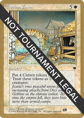 Icatian Town - 1996 Eric Tam (FEM) (SB) card from World Championship Decks
