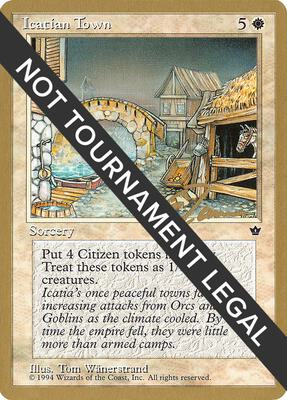 Icatian Town - 1996 Eric Tam (FEM) card from World Championship Decks