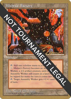 Mishra's Factory - 1996 Eric Tam (4ED) card from World Championship Decks
