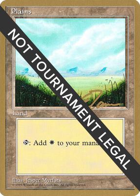 Plains (A) - 1996 Eric Tam (4ED) card from World Championship Decks