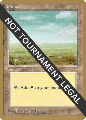 Plains (C) - 1996 Eric Tam (4ED) card from World Championship Decks