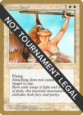 Serra Angel - 1996 Eric Tam (4ED) card from World Championship Decks