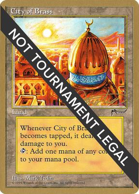 City of Brass - 1996 George Baxter (ARN) card from World Championship Decks