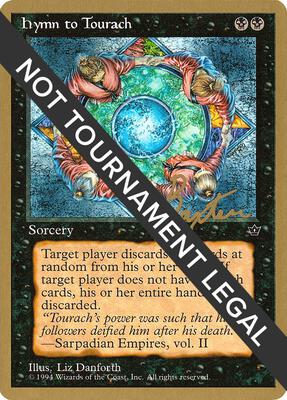 Hymn to Tourach (Circle) - 1996 George Baxter (FEM) card from World Championship Decks