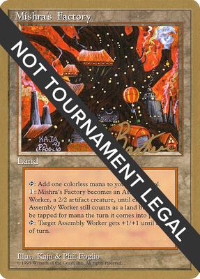 Mishra's Factory - 1996 George Baxter (4ED) card from World Championship Decks