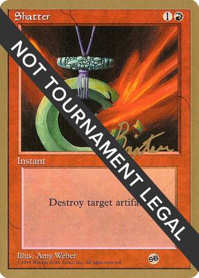 Shatter - 1996 George Baxter (4ED) (SB) card from World Championship Decks