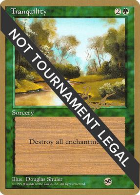 Tranquility - 1996 George Baxter (4ED) (SB) card from World Championship Decks