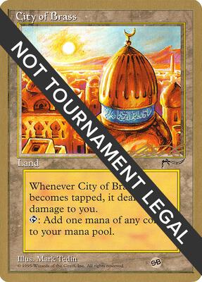 City of Brass - 1996 Leon Lindback (ARN) (SB) card from World Championship Decks