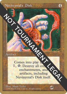 Nevinyrral's Disk - 1996 Leon Lindback (4ED) (SB) card from World Championship Decks