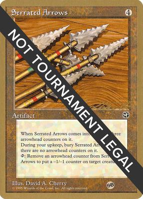 Serrated Arrows - 1996 Leon Lindback (HML) (SB) card from World Championship Decks
