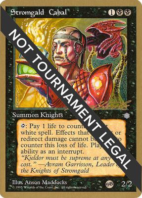 Stromgald Cabal - 1996 Leon Lindback (ICE) (SB) card from World Championship Decks