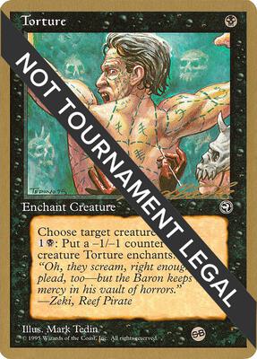 Torture - 1996 Leon Lindback (HML) (SB) card from World Championship Decks
