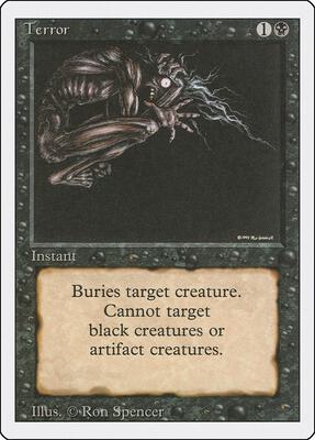 Terror card from Revised Edition