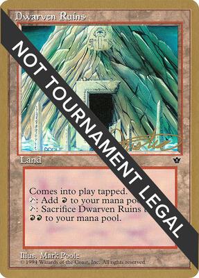 Dwarven Ruins - 1996 Mark Justice (FEM) card from World Championship Decks