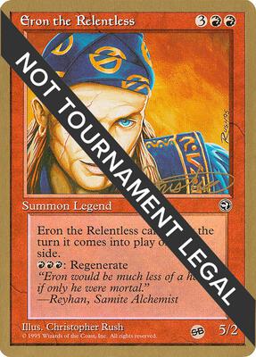 Eron the Relentless - 1996 Mark Justice (HML) (SB) card from World Championship Decks