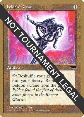 Feldon's Cane - 1996 Mark Justice (CHR) card from World Championship Decks