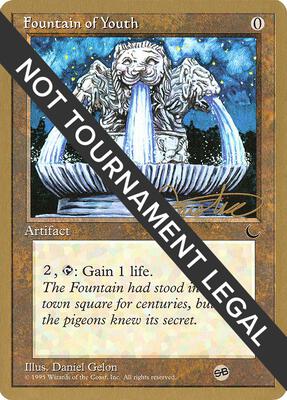 Fountain of Youth - 1996 Mark Justice (DRK) (SB) card from World Championship Decks