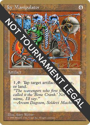 Icy Manipulator - 1996 Mark Justice (ICE) card from World Championship Decks