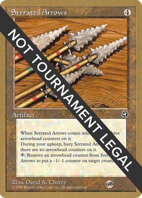Serrated Arrows - 1996 Mark Justice (HML) (SB) card from World Championship Decks