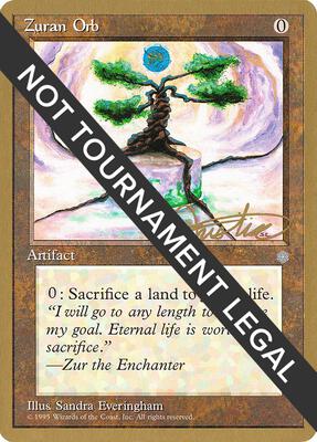 Zuran Orb - 1996 Mark Justice (ICE) card from World Championship Decks