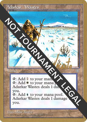 Adarkar Wastes - 1996 Michael Loconto (ICE) card from World Championship Decks