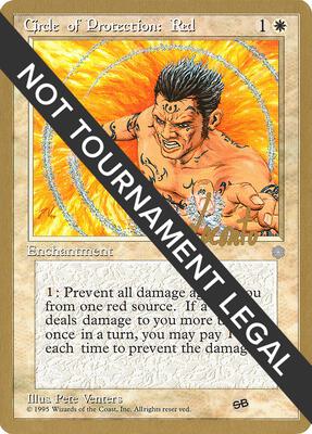 Circle of Protection: Red - 1996 Michael Loconto (ICE) (SB) card from World Championship Decks