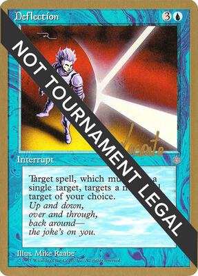 Deflection - 1996 Michael Loconto (ICE) card from World Championship Decks