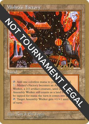 Mishra's Factory - 1996 Michael Loconto (4ED) card from World Championship Decks