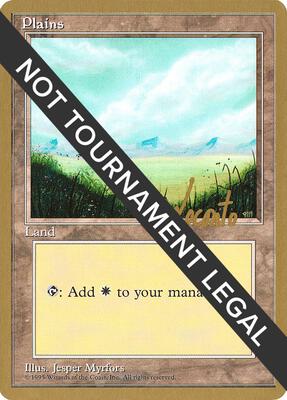 Plains (A) - 1996 Michael Loconto (4ED) card from World Championship Decks