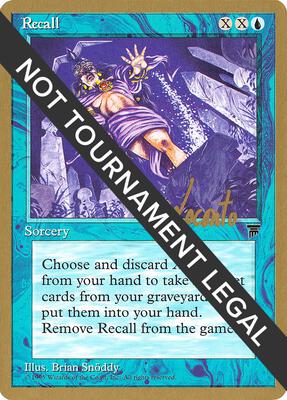 Recall - 1996 Michael Loconto (LEG) card from World Championship Decks