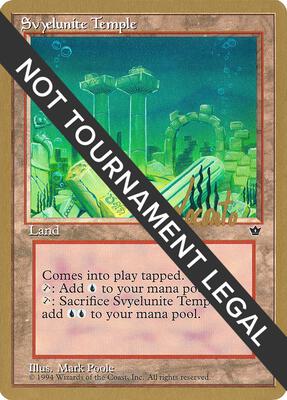 Svyelunite Temple - 1996 Michael Loconto (FEM) card from World Championship Decks