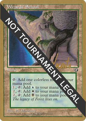 Wizards' School - 1996 Michael Loconto (HML) card from World Championship Decks