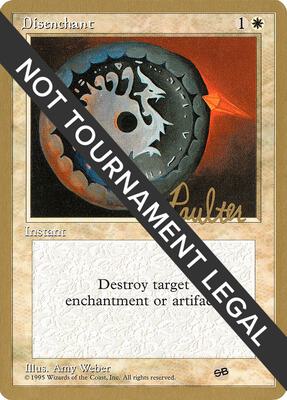 Disenchant - 1996 Preston Poulter (4ED) (SB) card from World Championship Decks